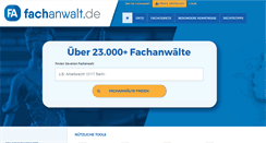 Desktop Screenshot of fachanwalt.de